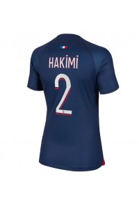 Paris Saint-Germain Achraf Hakimi #2 Jalkapallovaatteet Naisten Kotipaita 2023-24 Lyhythihainen